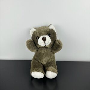 Ganz Rare 1990 Vintage Giggles Teddy Bear 8” Plush Stuffed Animal